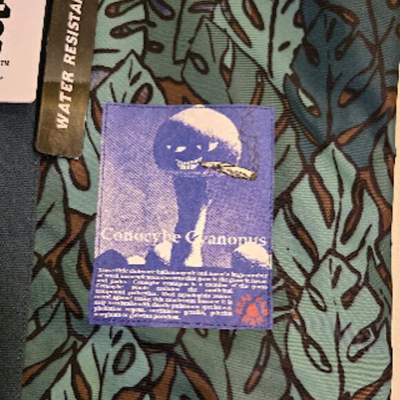 Real Bad Man Shroomer Large Tote Bag-Green - Picture 3 of 7